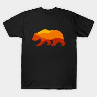 Mountain Bear Orange T-Shirt